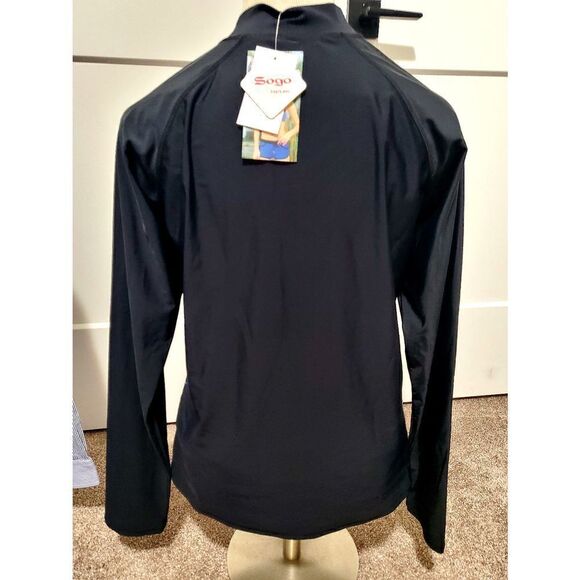 SOGO SWIM TROPICAL BLACK RASH GUARD - Picture 5 of 5